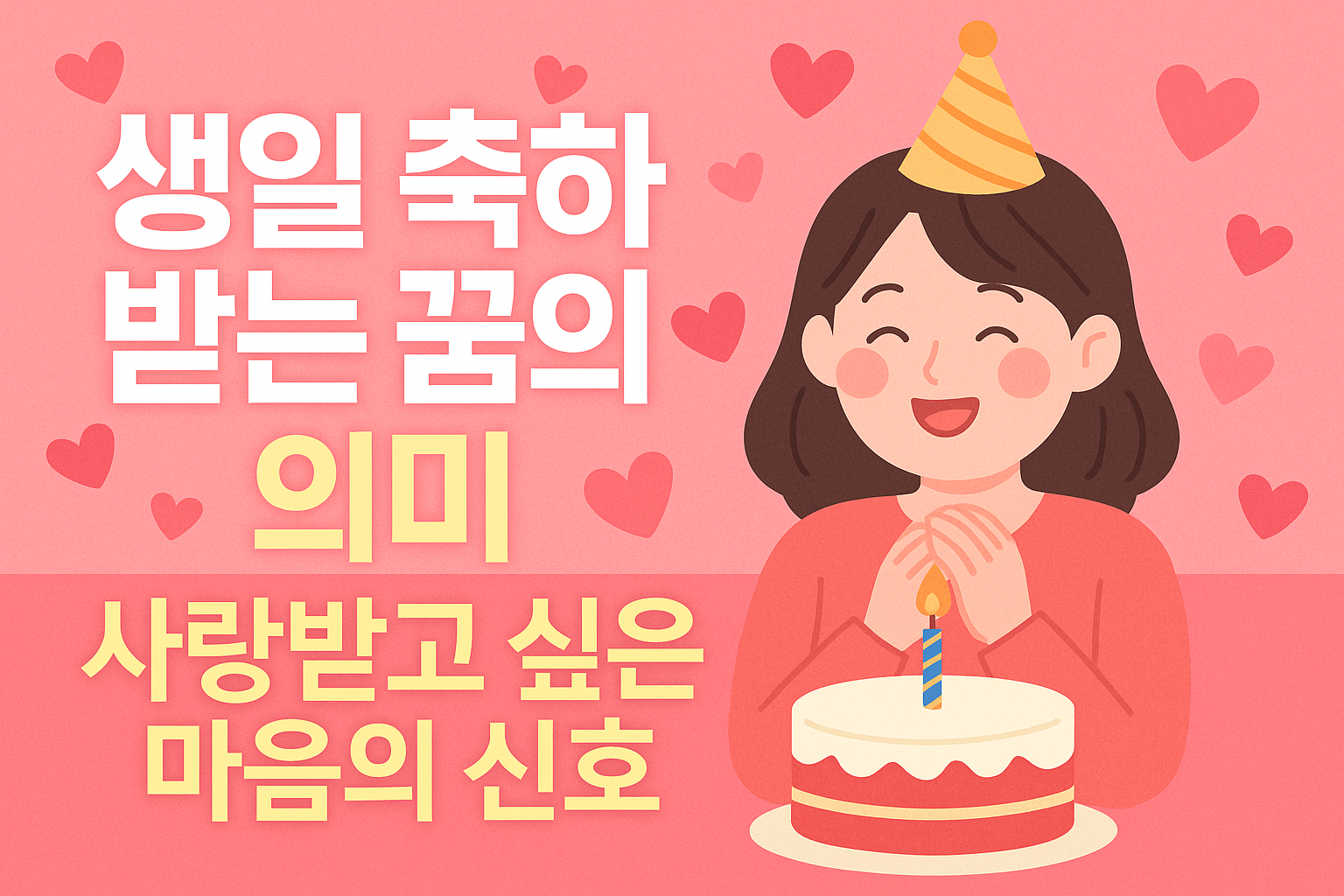 생일 축하 받는 꿈