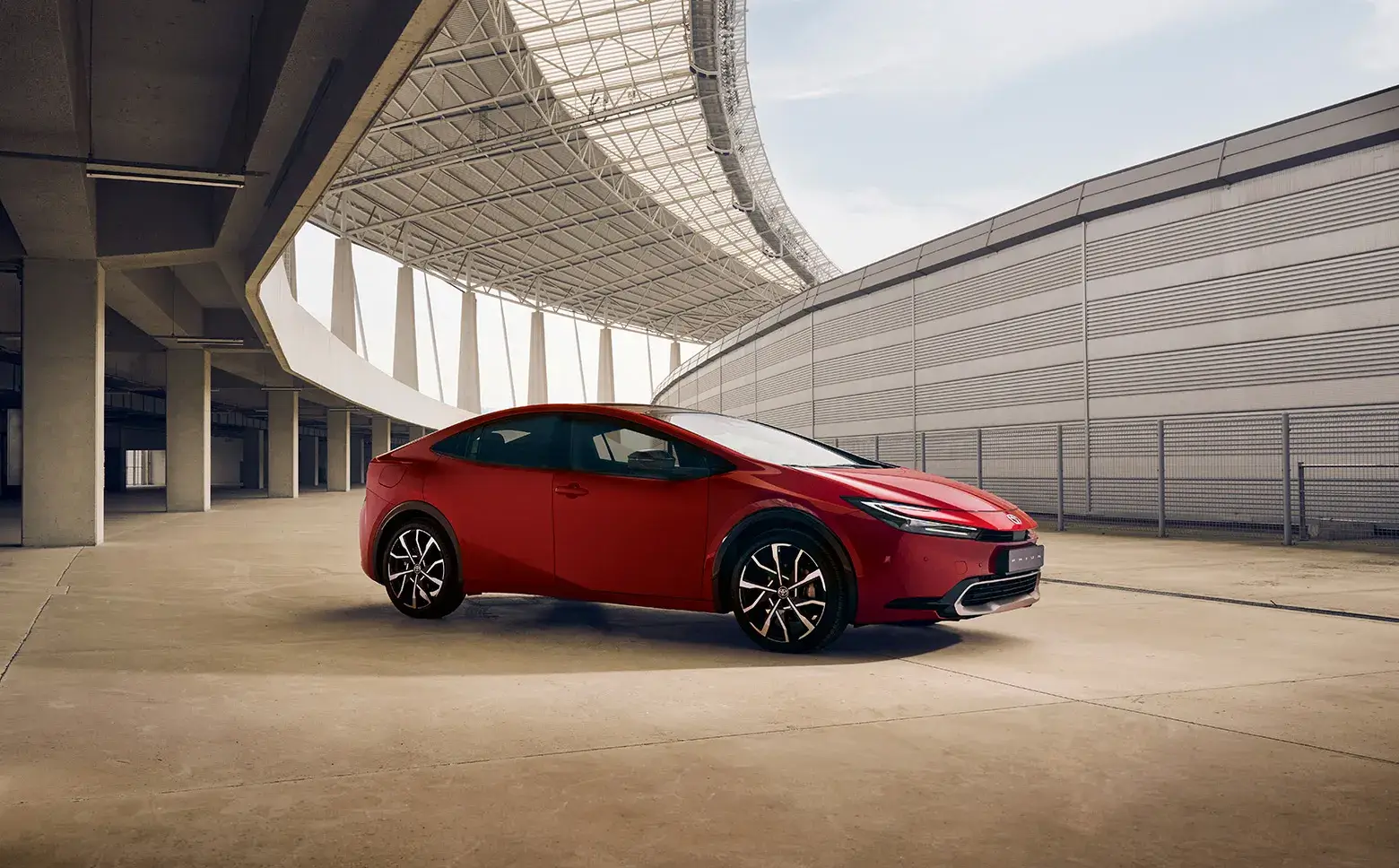 토요타 프리우스 하이브리드 이미지 측면