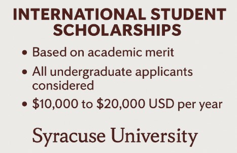 시라큐스대학교 유학생 장학금 제도 사진