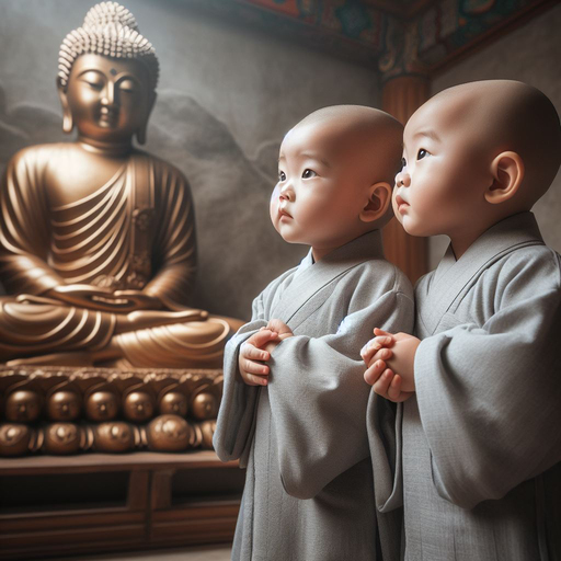 부천님 오신 날 동자승 이미지