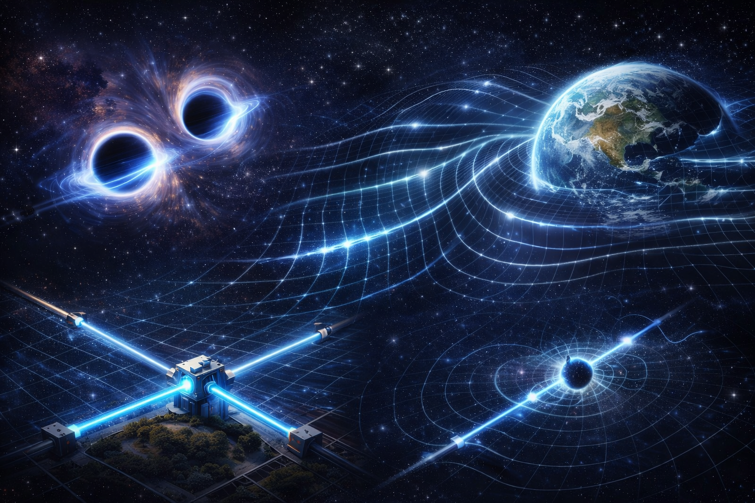 공간이 흔들린다 중력파가 시공간을 바꾸는 실제 원리 (2026 최신)