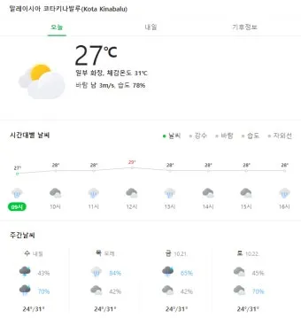 2025년 10월 한국의 날씨 예보 정보_16
