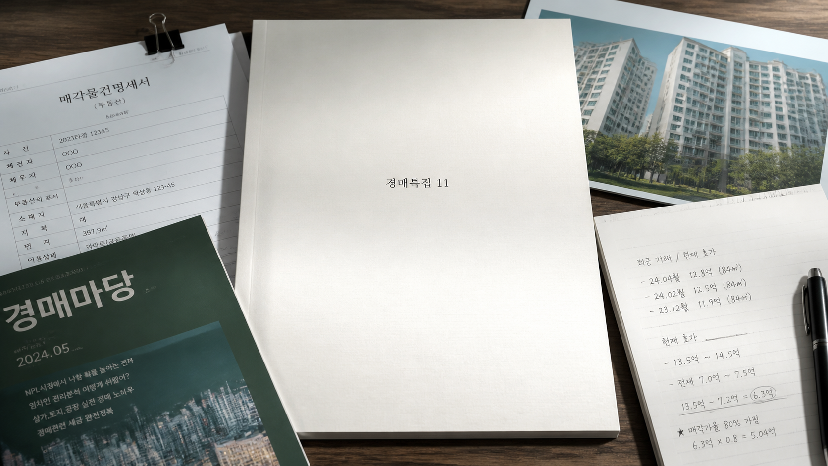 부동산 소장님과 기싸움 없이 고급 정보 얻는 법의 핵심 확인 항목을 정리한 부동산 경매 안내 표지