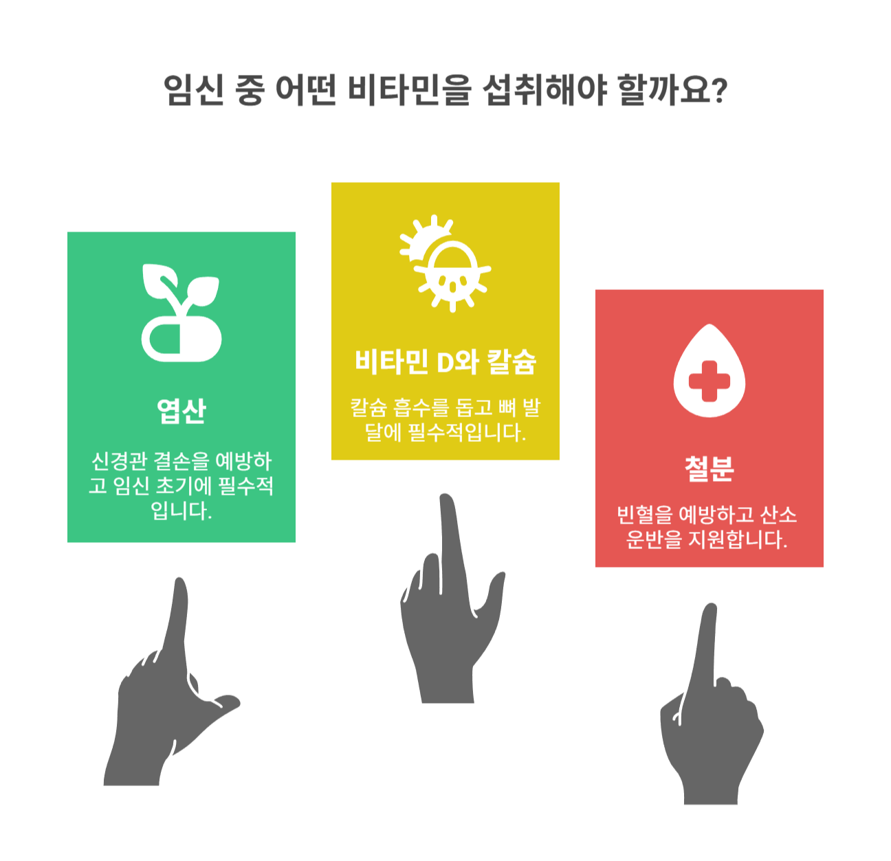 임신 중 꼭 필요한 비타민 종류와 역할