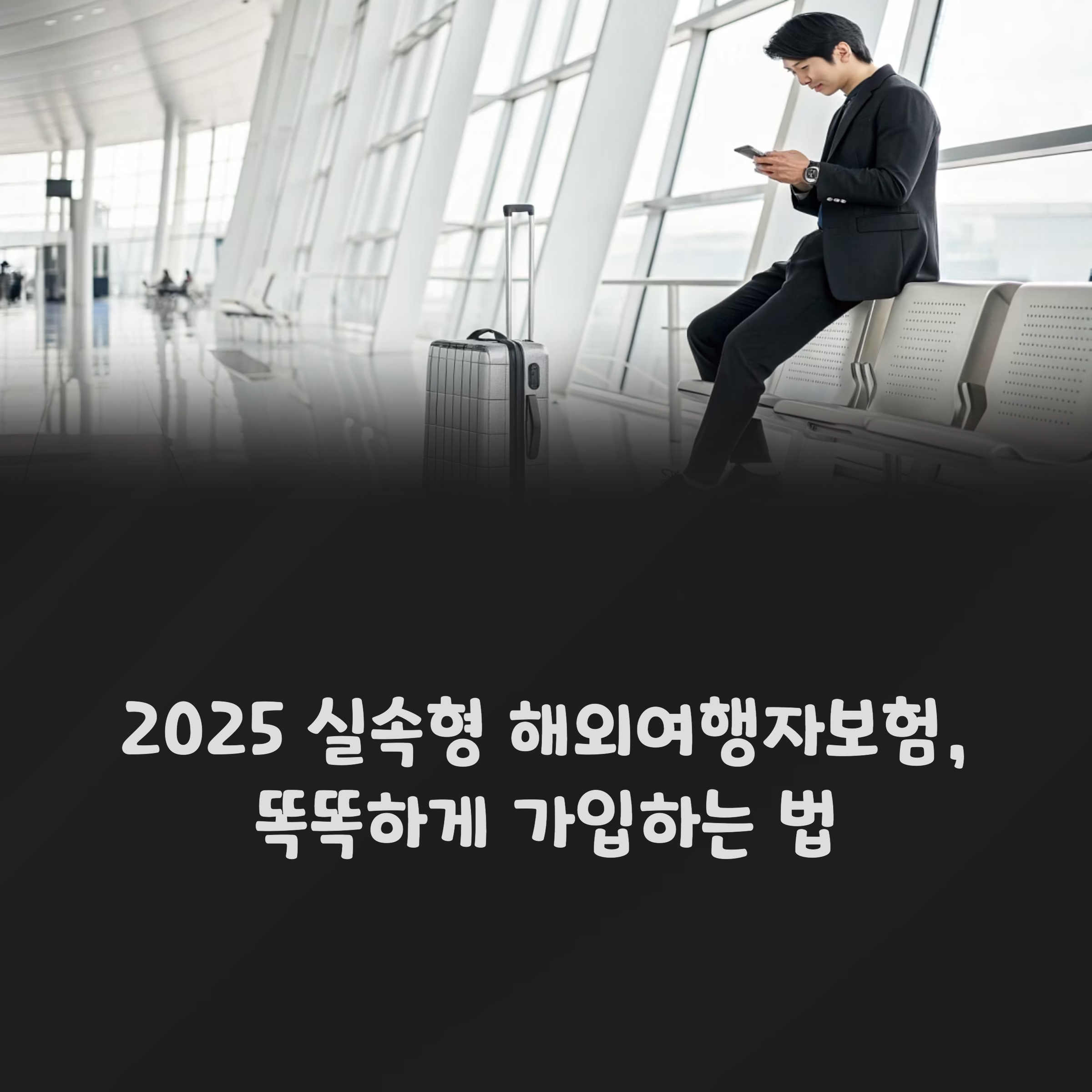 2025 실속형 해외여행자보험, 똑똑하게 가입하는 법
