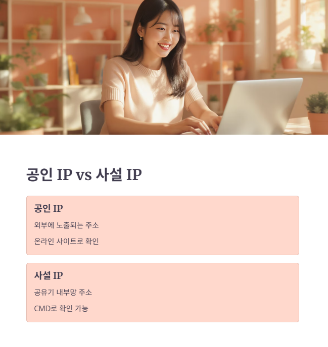 공인 IP와 사설 IP 쉽게 구분하기