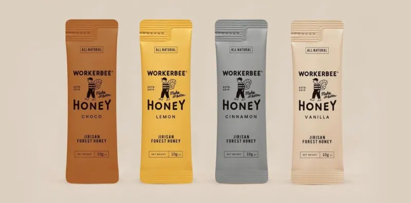 워커비의 휴대용 꿀 제품