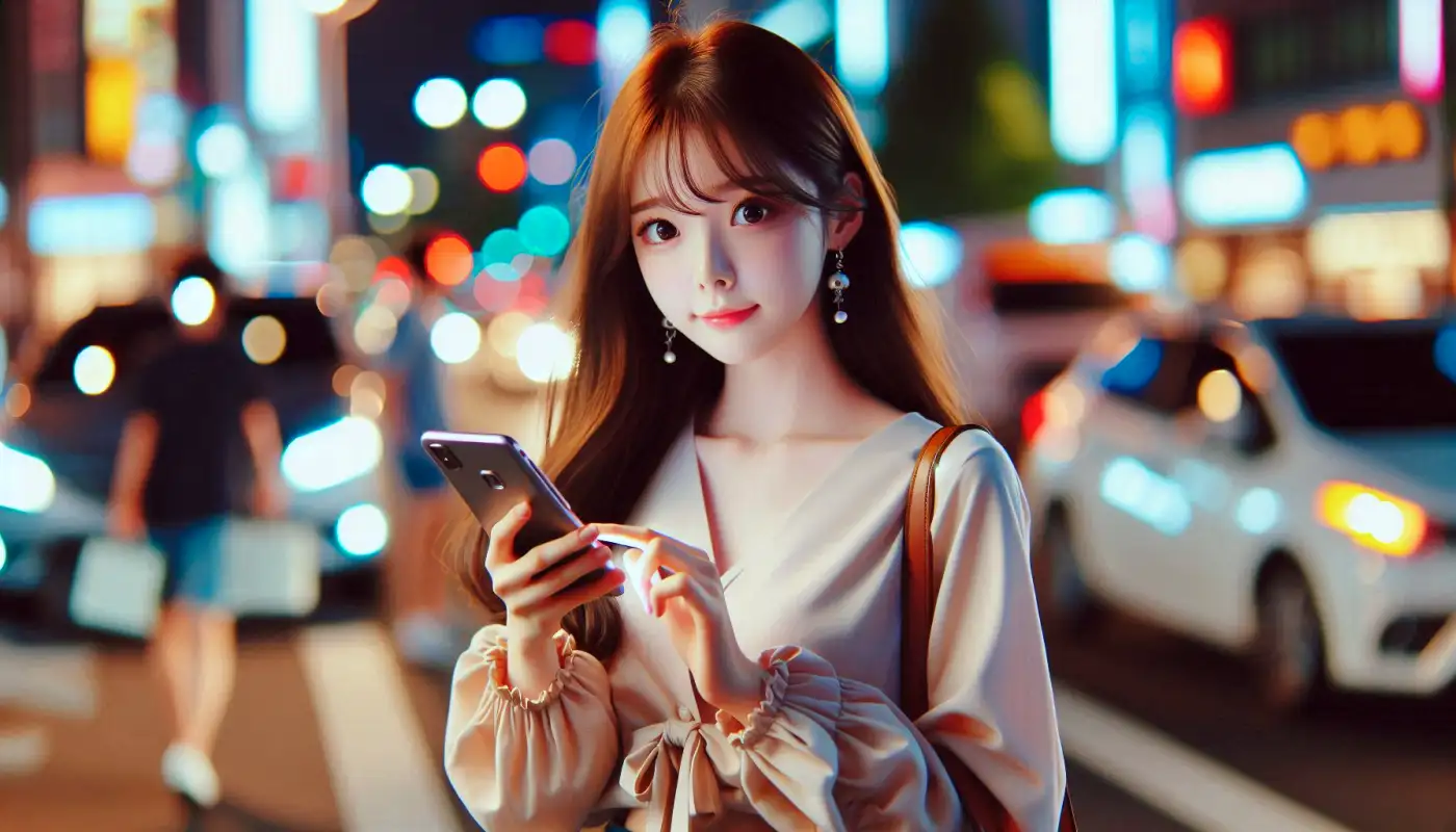 구글-사진-번역기-사용법을-활용하는-여성의-모습