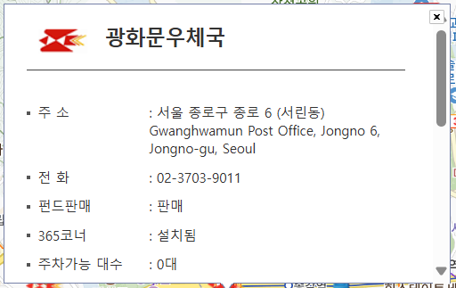 우체국 점심시간 휴무제, 은행 업무시간, 우편 업무시간