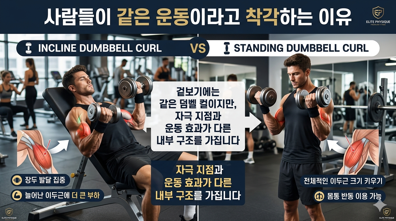 사람들이 같은 운동이라고 착각하는 이유