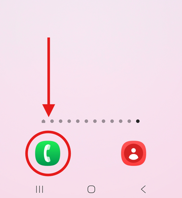 방법 1: 전화앱 열기