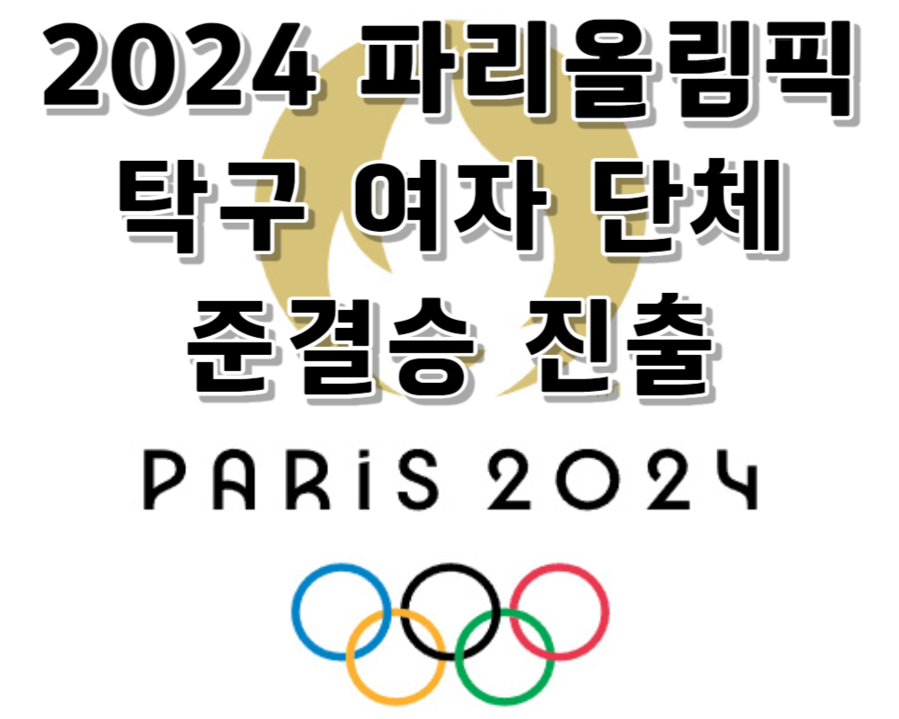 2024 파리올림픽 탁구 여자 단체 준결승 진출