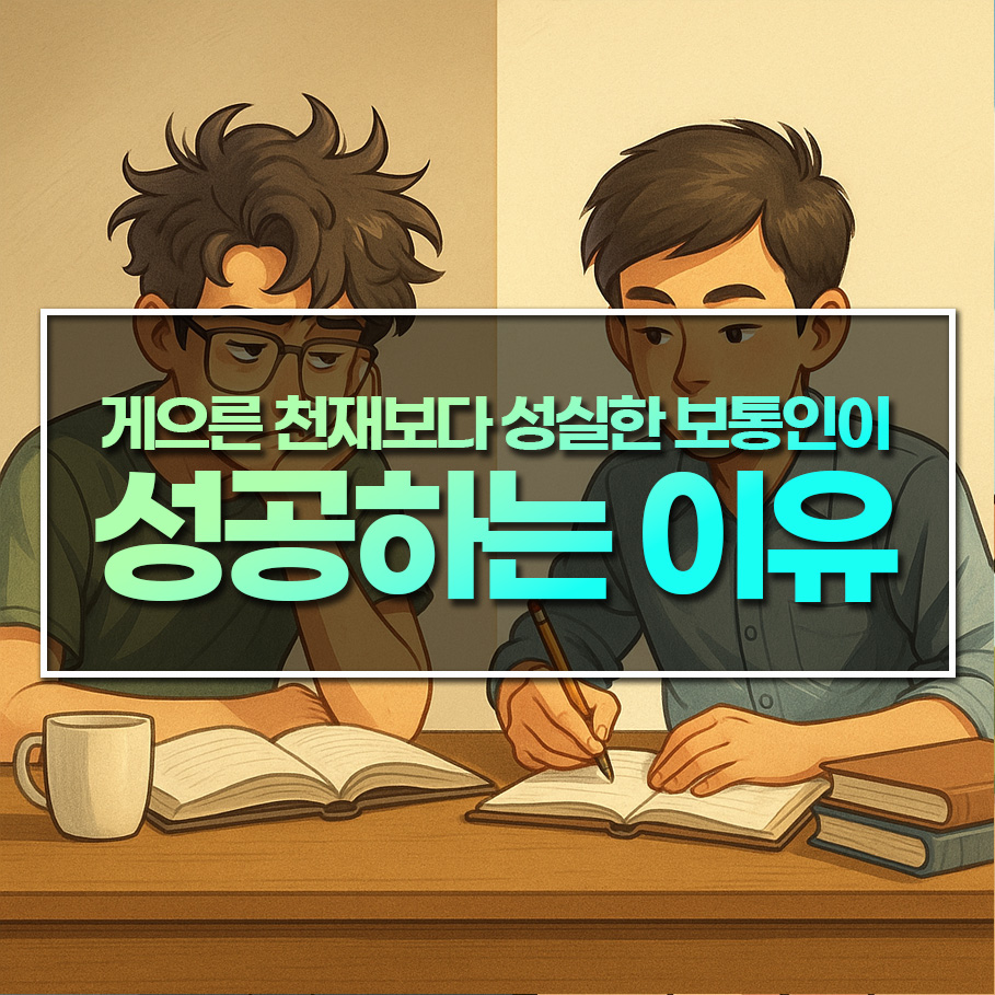 게으른 천재보다 성실한 보통인이 성공하는 이유