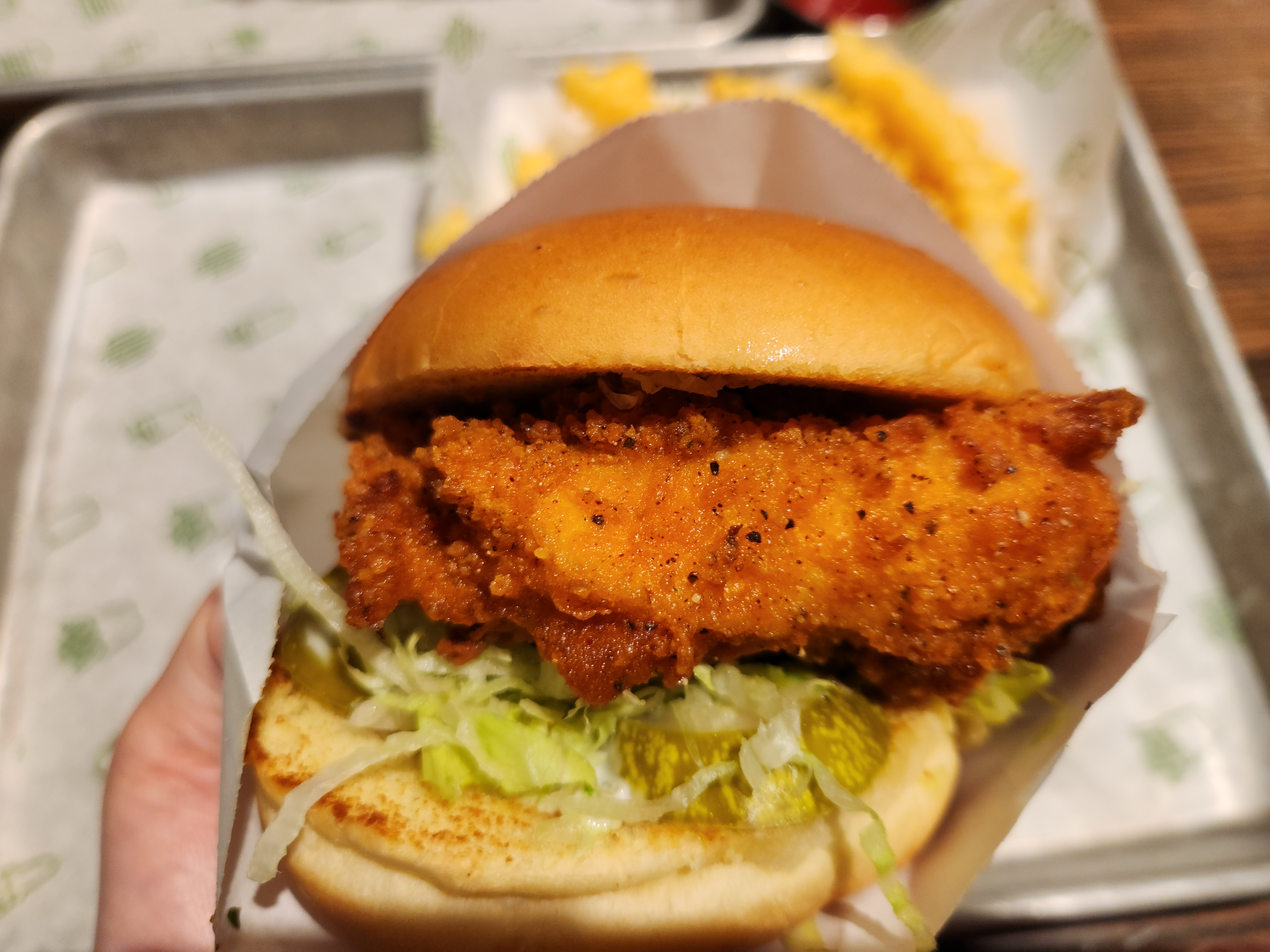 chicken shack burger