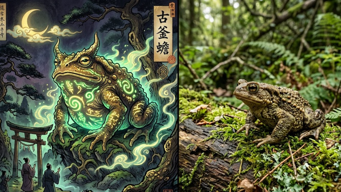 전설 속 영물 두꺼비와 실제 야생 두꺼비의 수명 및 크기 비교