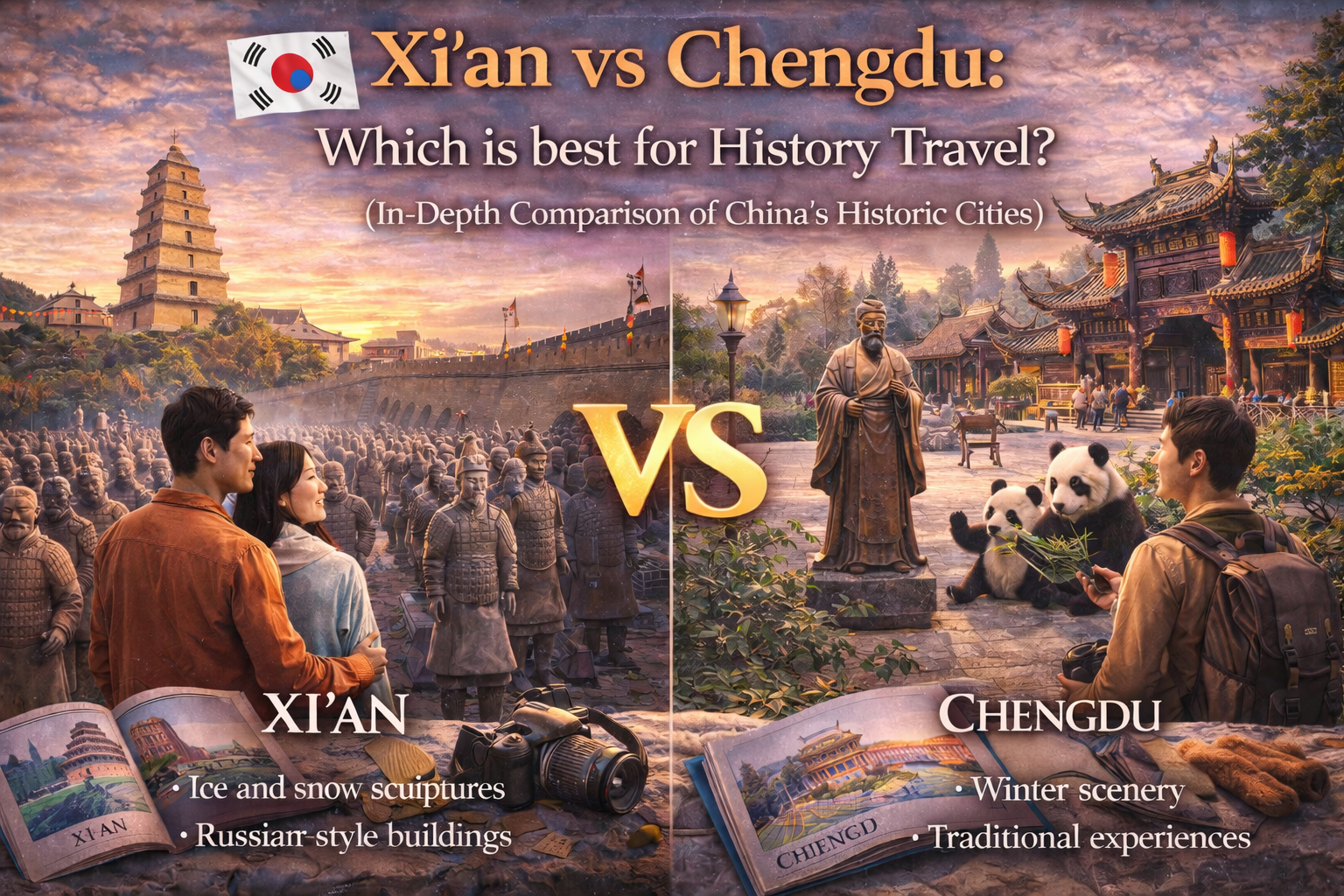 시안 vs 청두 역사여행 어디가 좋을까? (중국 역사 탐방 도시 심층 비교) 사진