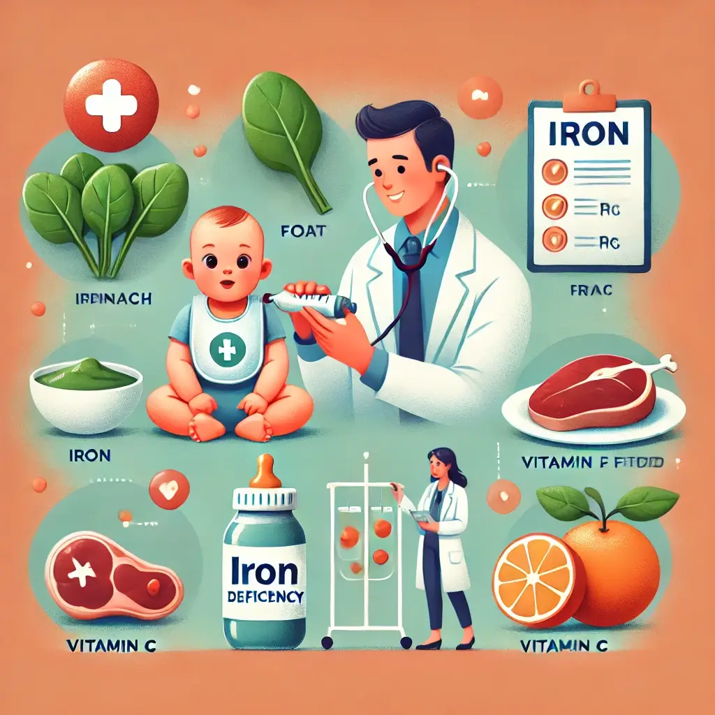 아기 철분 부족 예방