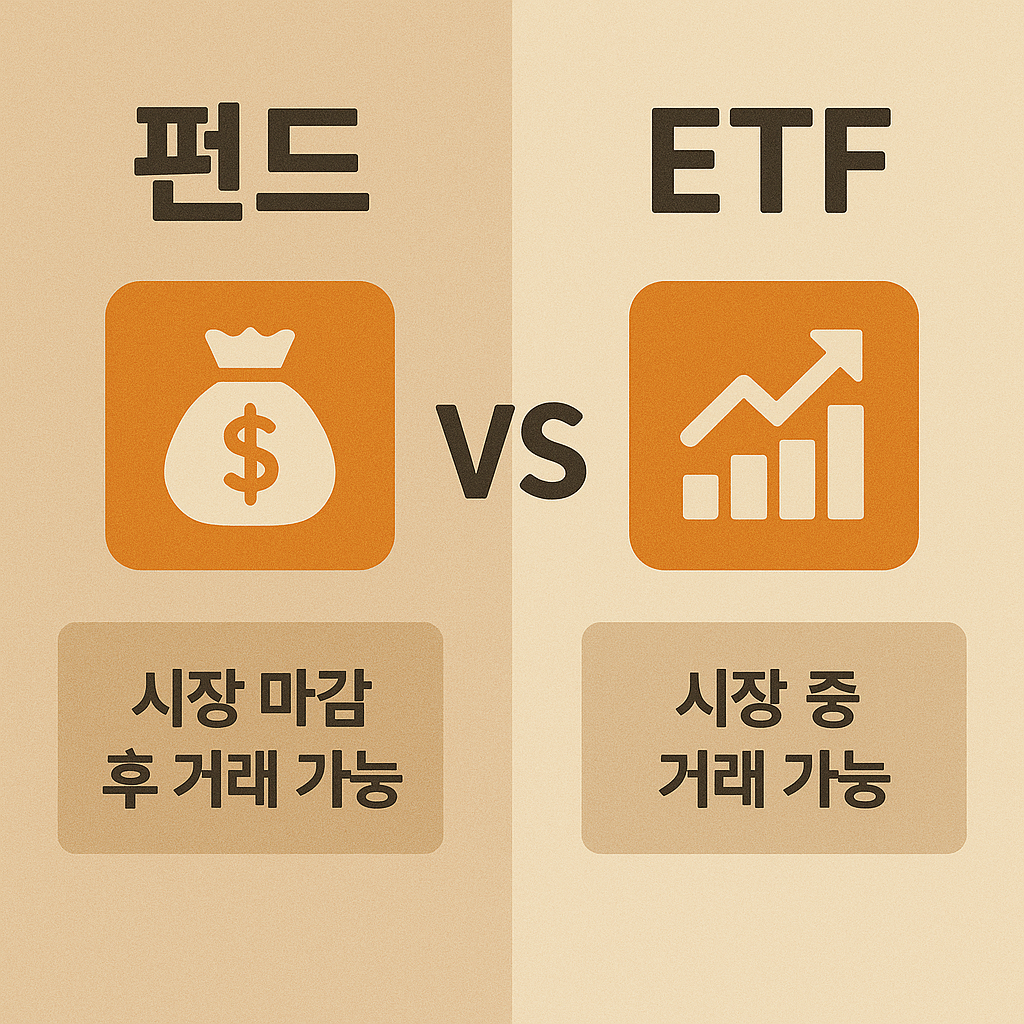 사회초년생을 위한 펀드 vs ETF 안내서 이미지