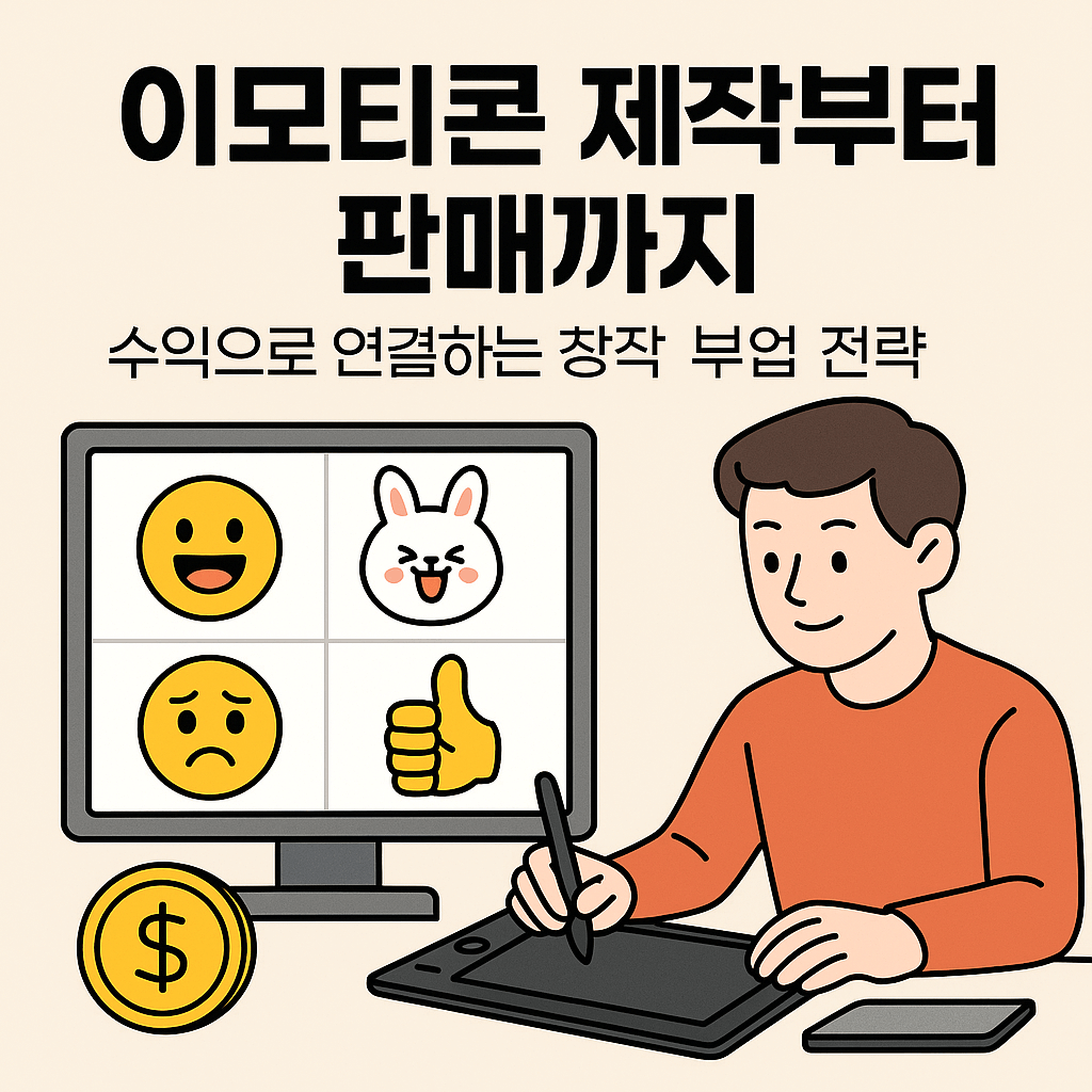 이모티콘 제작부터 판매까지 수익화 하는법