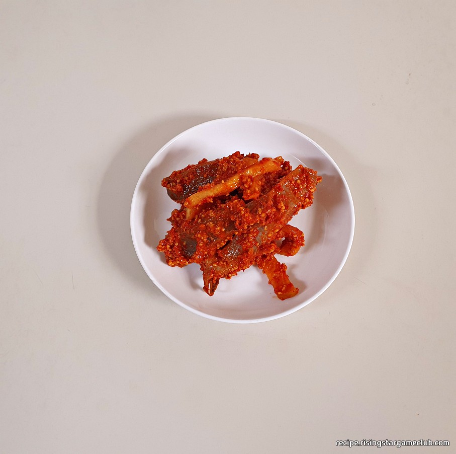 가자미 식해 만들기