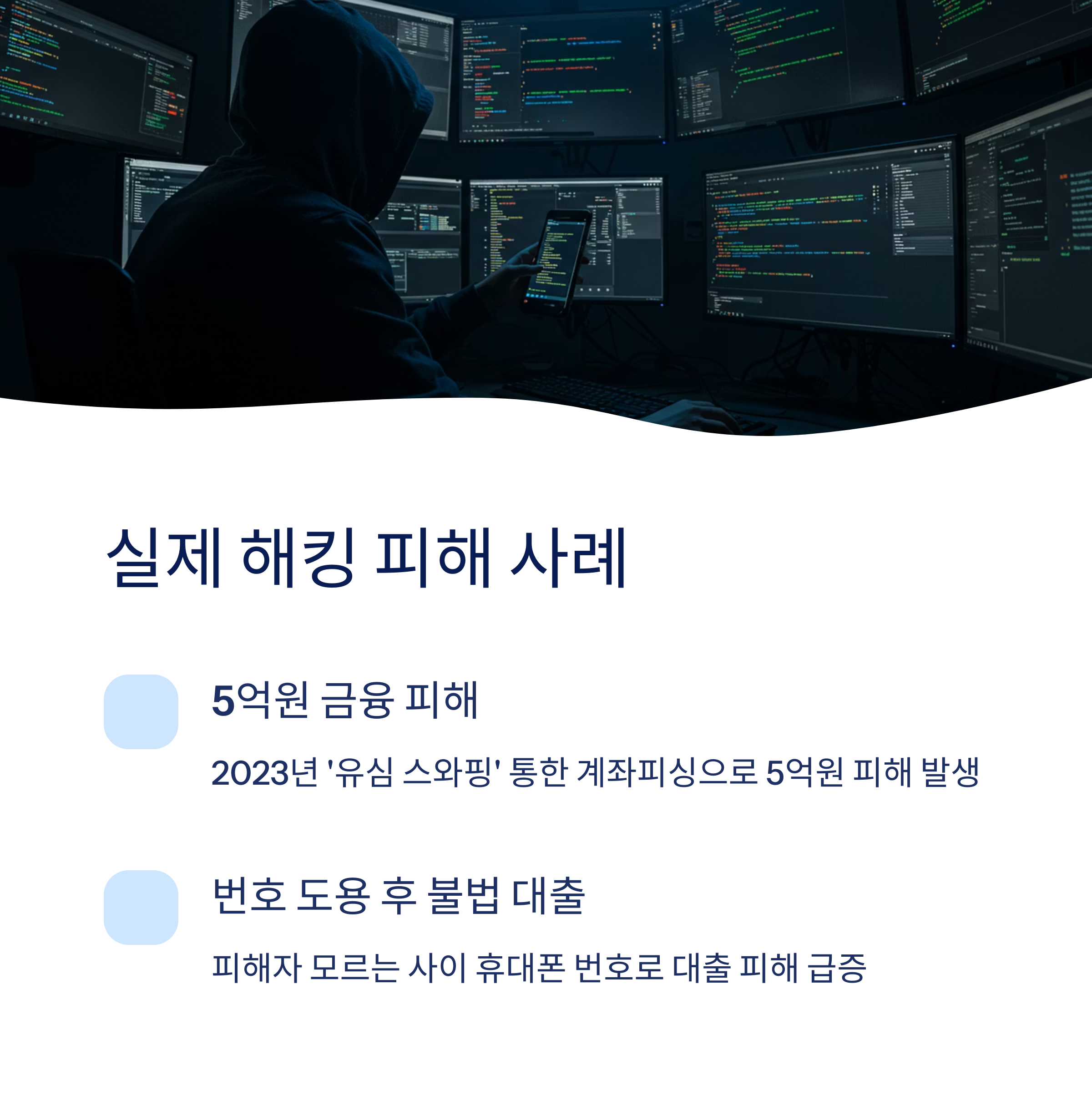 사례로 보는 유심 해킹 피해