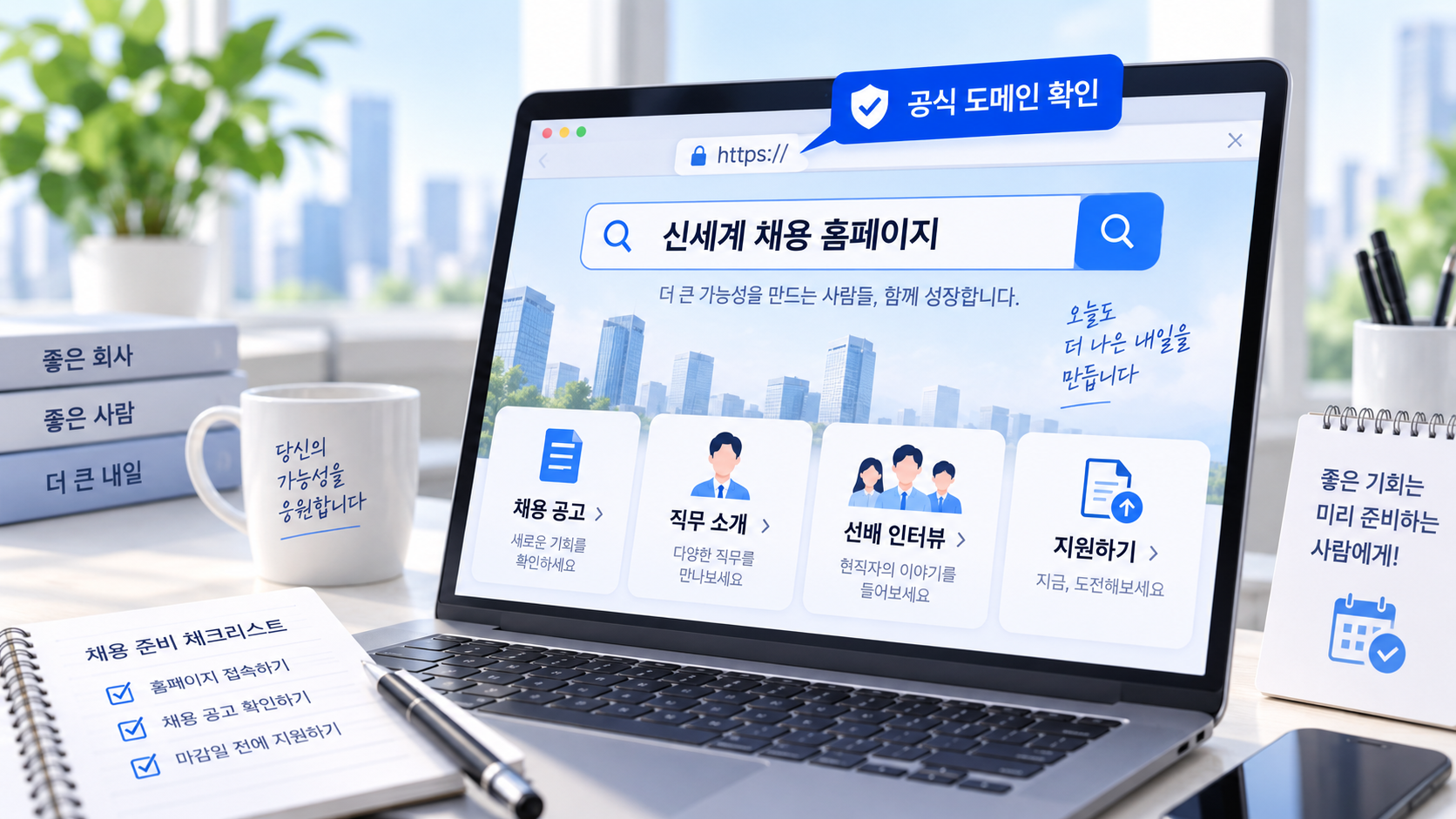 신세계 채용 홈페이지 접속 및 기본 접근 방법