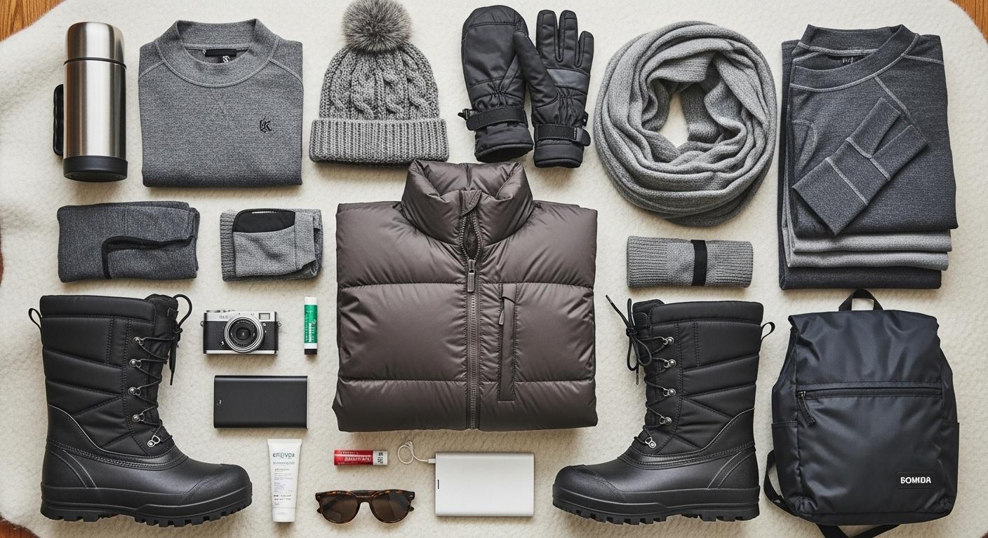 홋카이도 겨울 여행 준비물