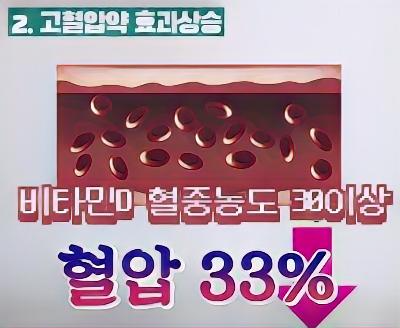 비타민 D 고혈압약 효과 상승