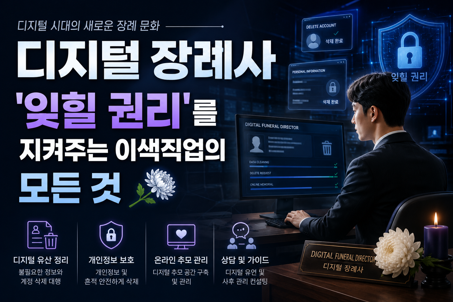 디지털 장례사, '잊힐 권리'를 지켜주는 이색직업의 모든 것