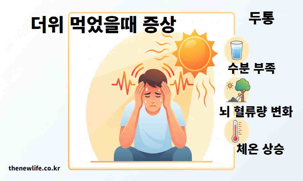더위 먹었을때 증상 두통