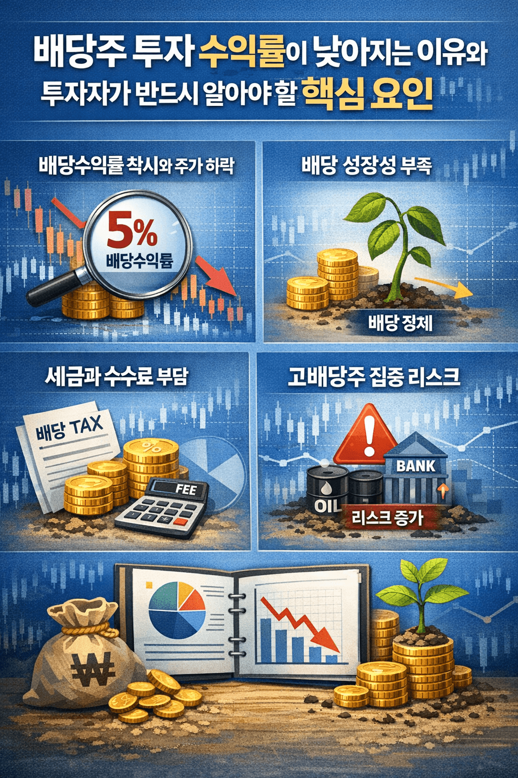 배당주 투자 수익률이 낮아지는 이유와 투자자가 반드시 알아야 할 핵심 요인