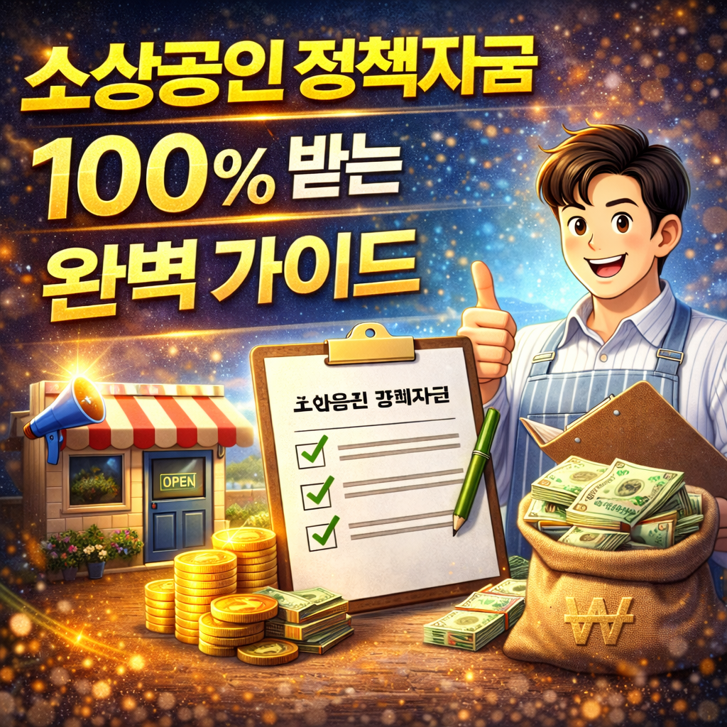소상공인 정책자금 지원하러 가기
