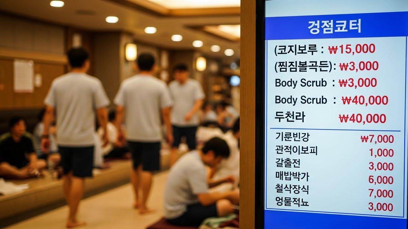 찜질방 가격