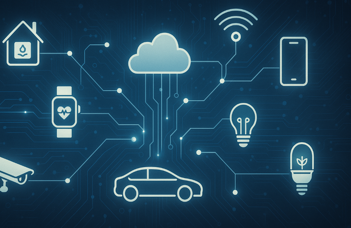 사물인터넷(IoT: Internet of Thing)의 개념 이미지