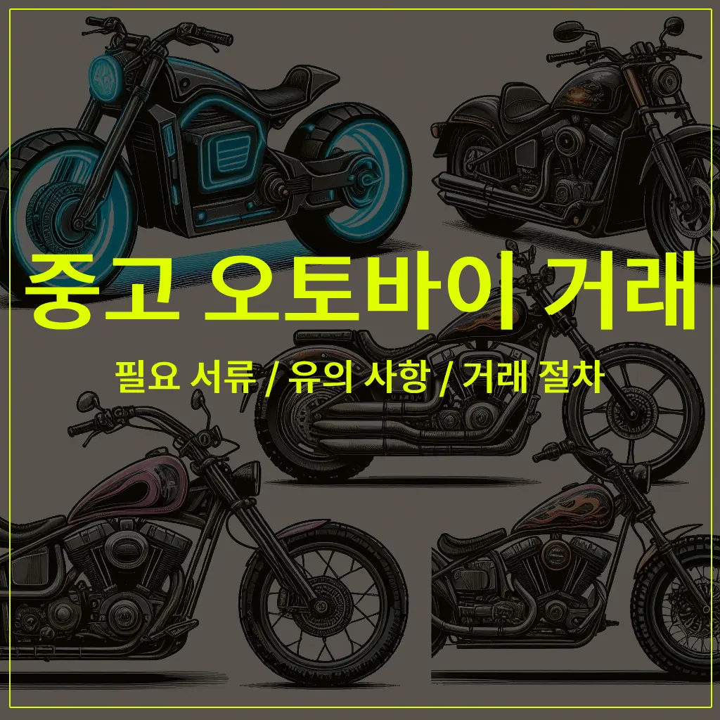 중고오토바이거래-필요서류-유의사항-거래절차