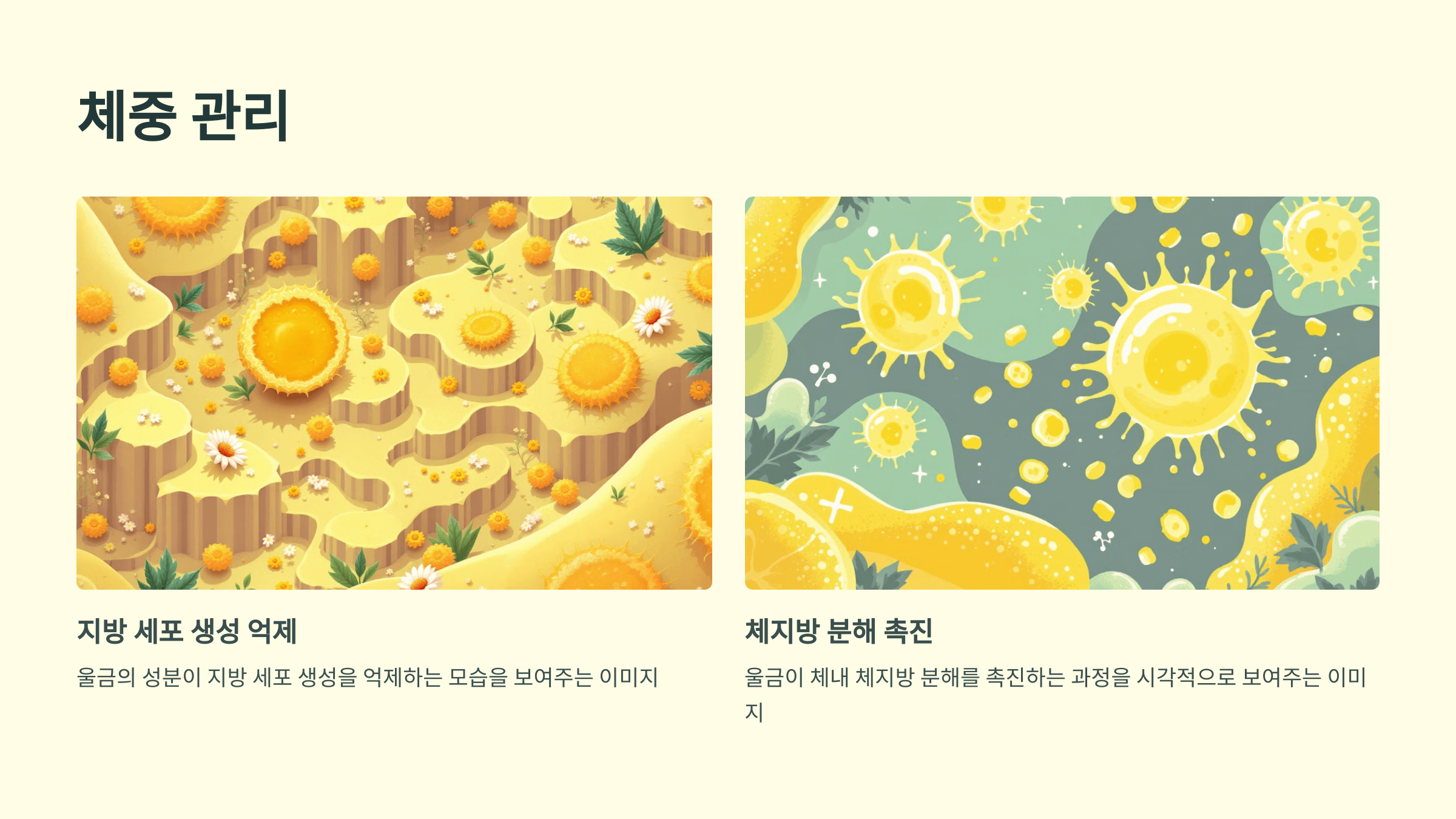 울금 사진입니다.