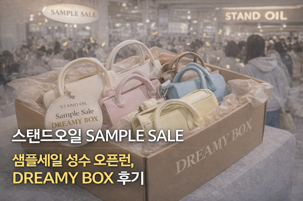 스탠드오일 샘플세일 성수 오픈런 후기, 이것만 알고 가세요