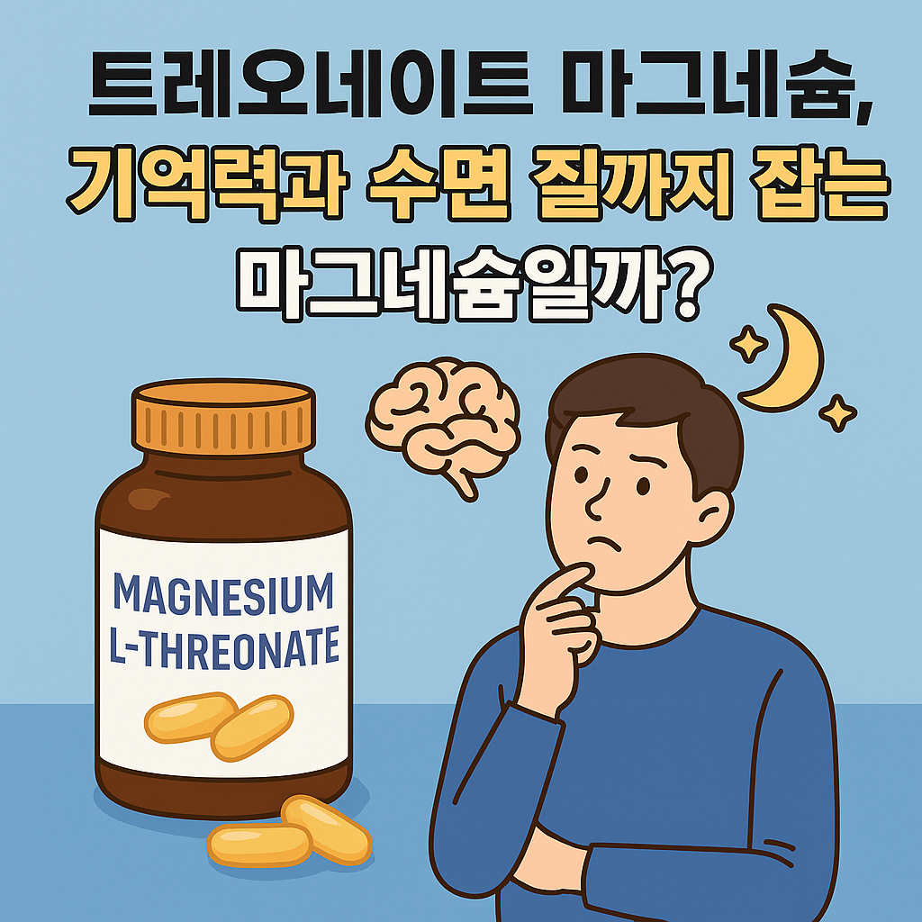 트레오네이트 마그네슘, 기억력과 수면 질까지 잡는 마그네슘일까? 썸네일