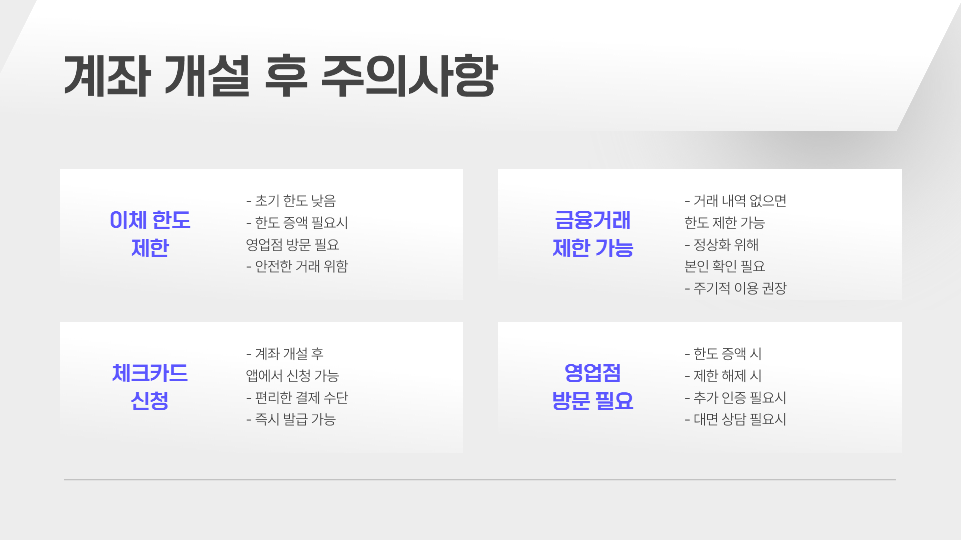 비대면 계좌 개설을 설명하는 템플릿 이미지 사진