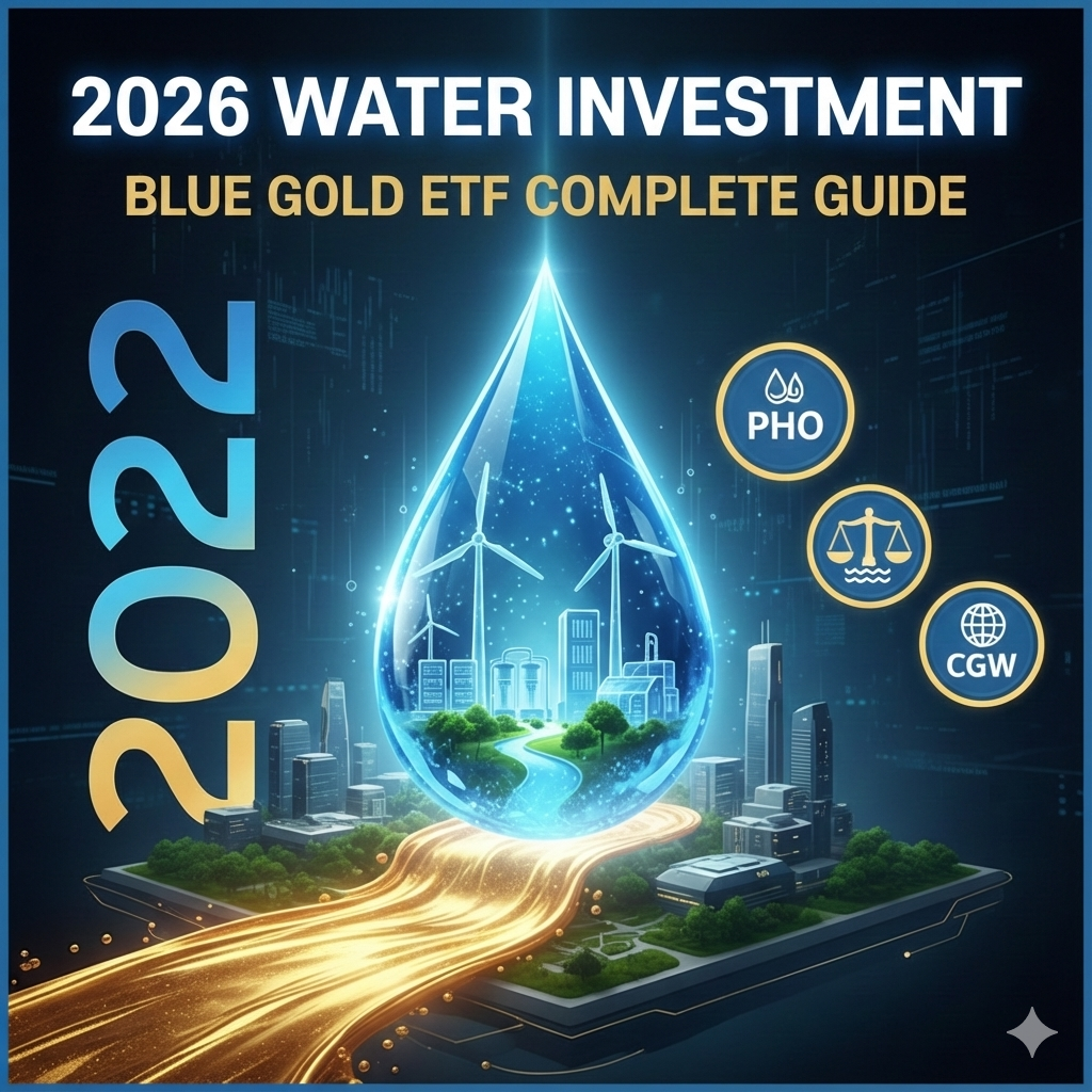 2026년 수자원 투자 확정! '블루 골드' ETF 수급자격 및 수익률 총정리