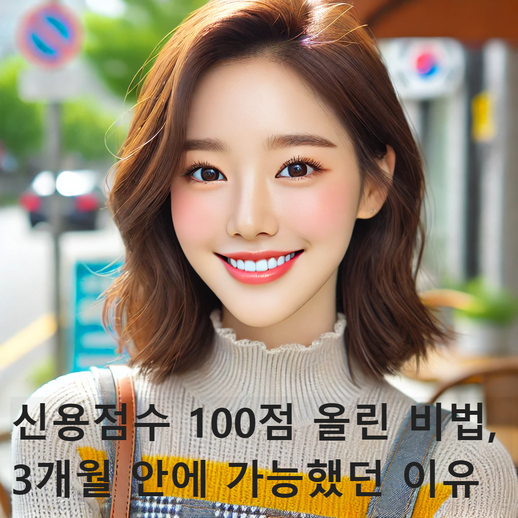 신용점수 100점 올린 비법, 3개월 안에 가능했던 이유