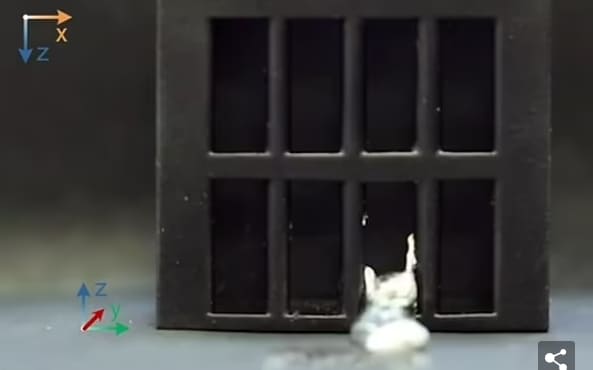 터미네이터 형체 변신 로봇이 현실로? VIDEO: Shapeshifting robot liquefies to seep through bars and then reforms