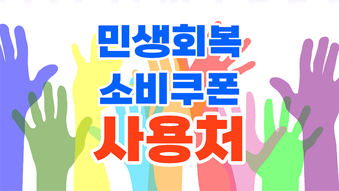 민생회복 소비쿠폰 사용처