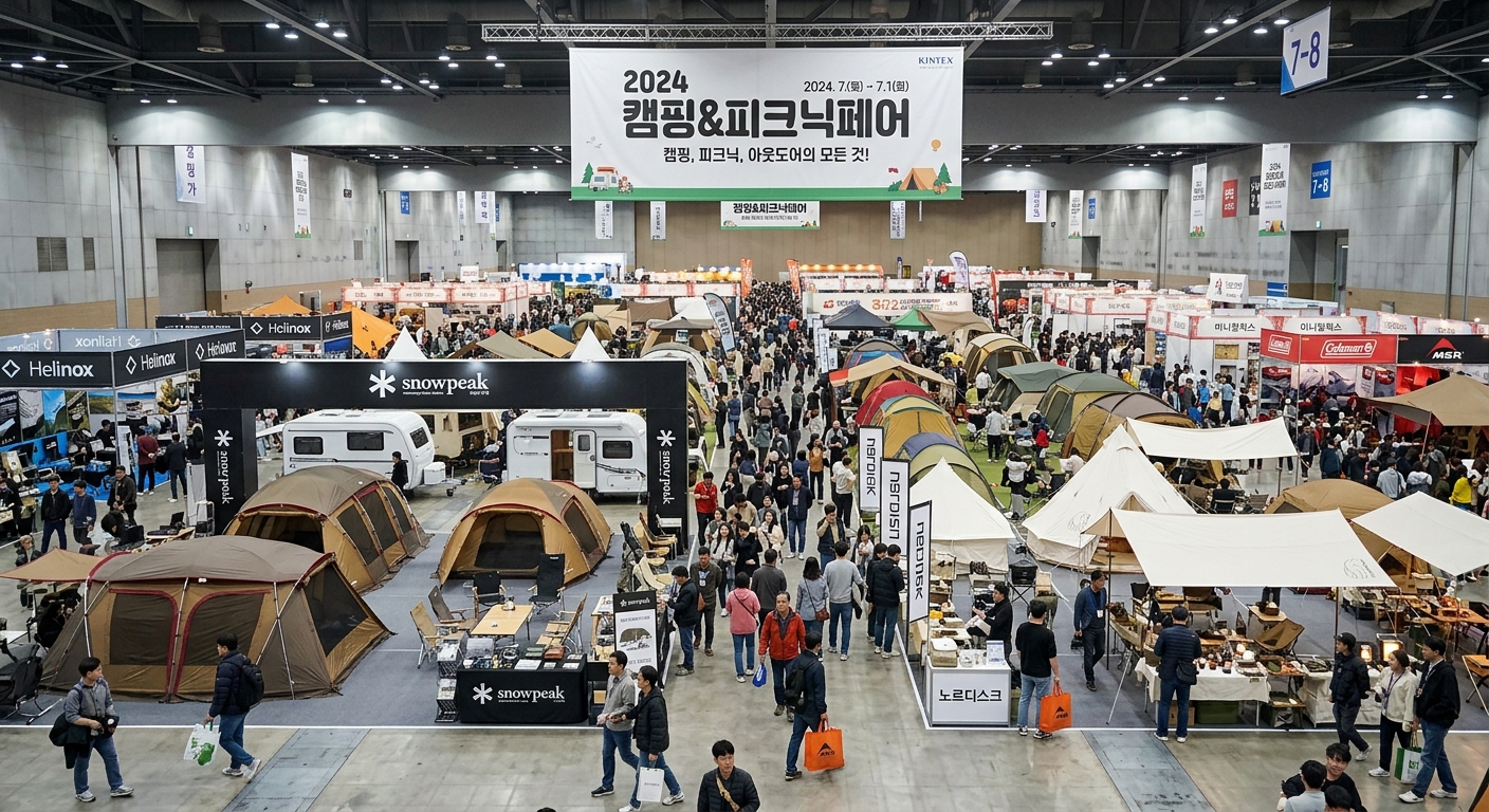 3월 킨텍스에서 열리는 캠핑&피크닉페어 방문 전 필수 체크리스트!