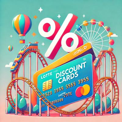 롯데월드 자유이용권 50% 할인카드 추천 및 놀이공원 이용 꿀팁 총정리