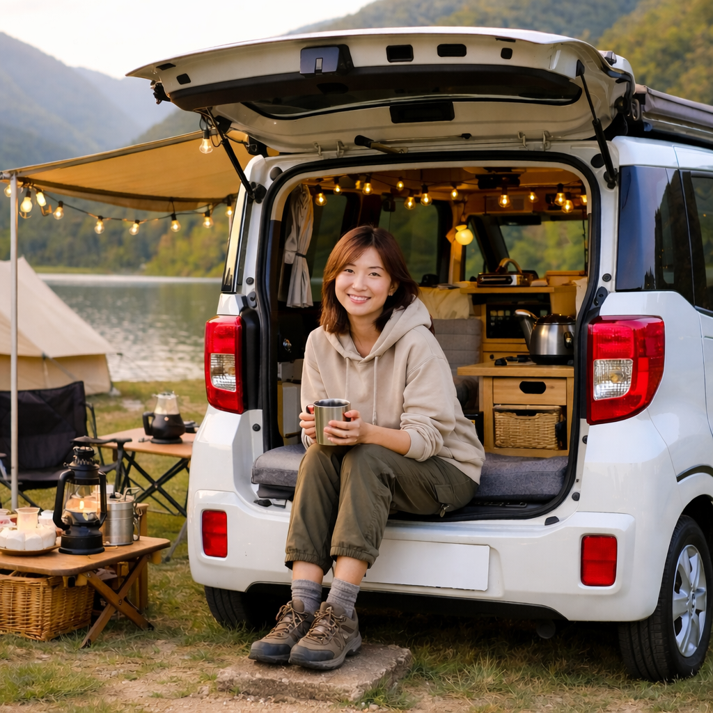 차박가능한차량/1인캠핑카