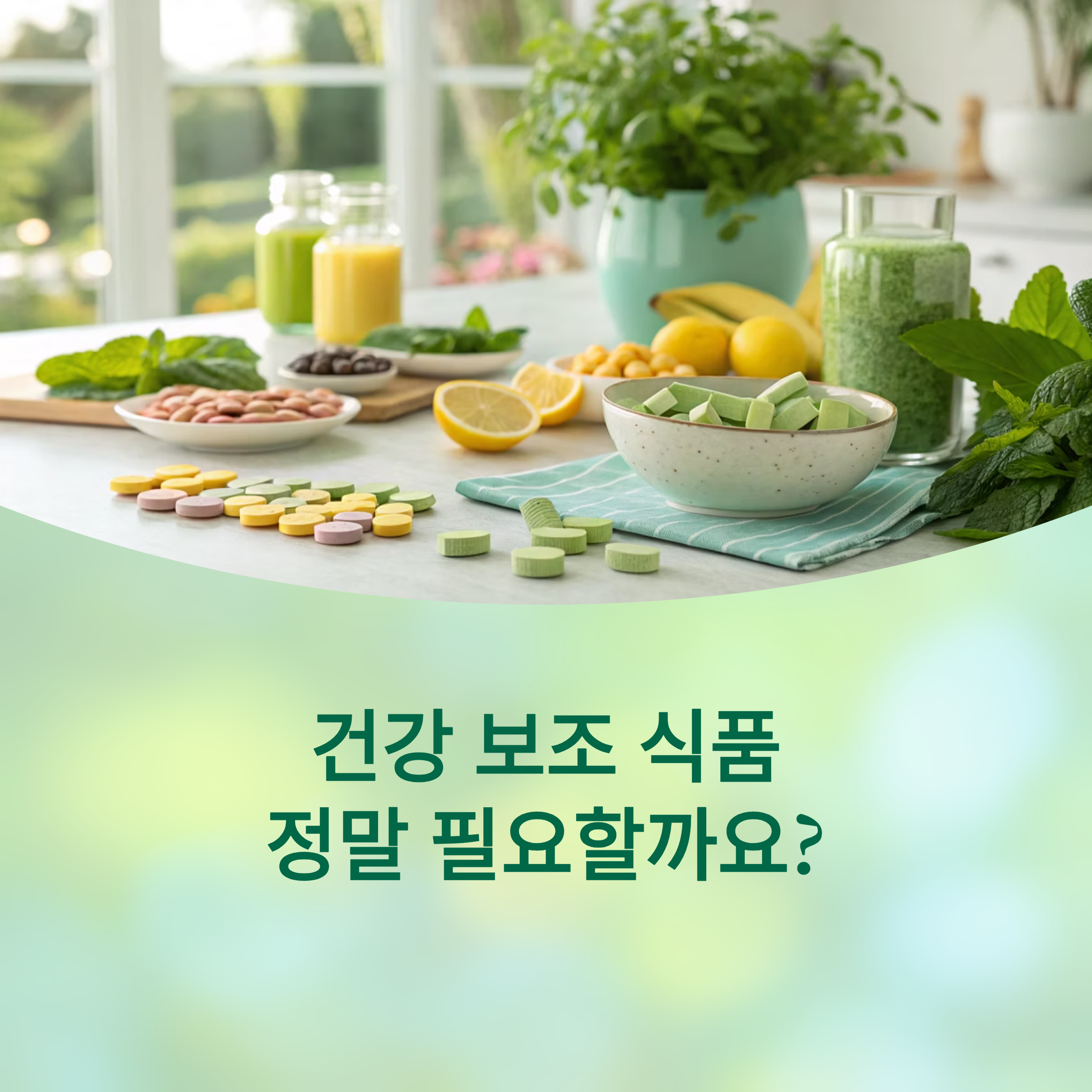 건강 보조 식품의 진실