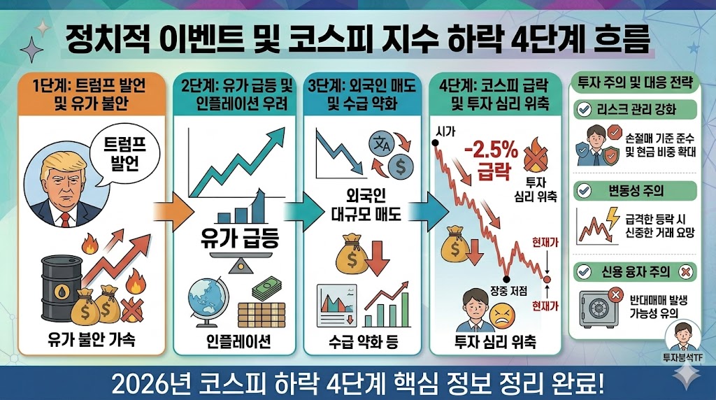 코스피 급락 원인 한눈에 보기