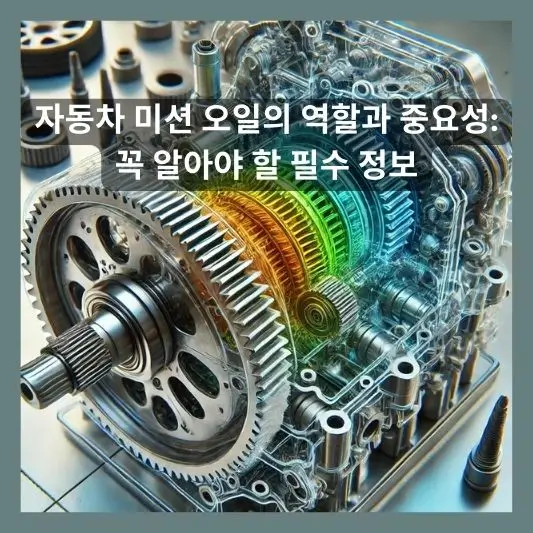 자동차 미션 오일의 역할과 중요성