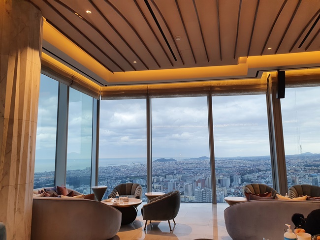 그랜드 하얏트 제주 호텔_38층_라운지_애프터눈티세트